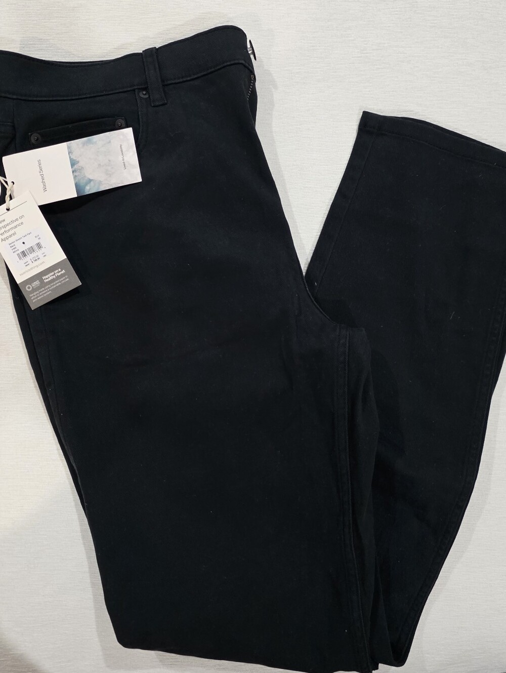 Vuori Black Straight-Leg Pants